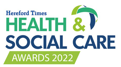 Logo for the Hereford Times Health & Social Care Awards.